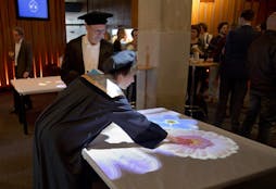 Spelen tijdens promotie Hester Le Riche