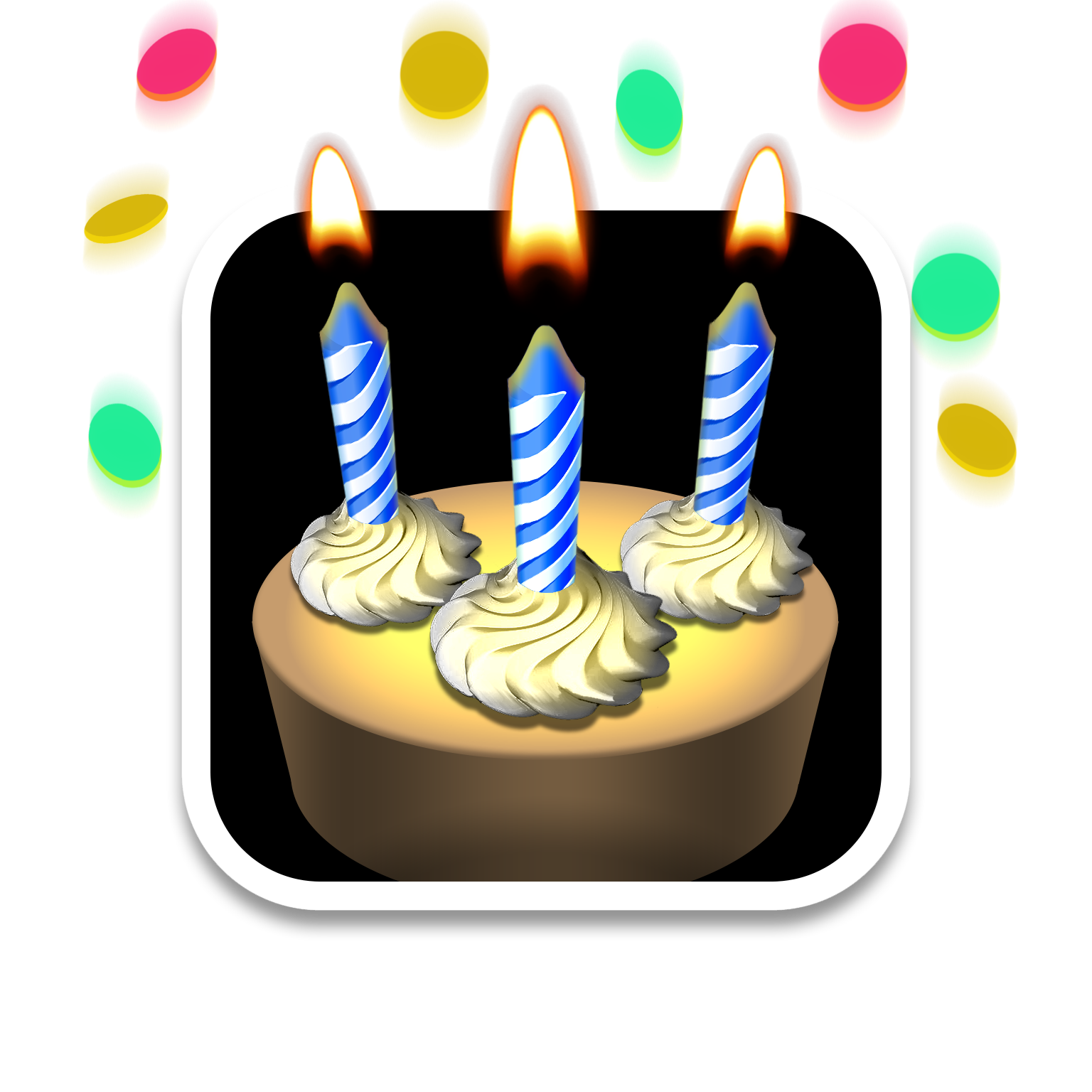 Birthday Cake with candle 20965501 PNG