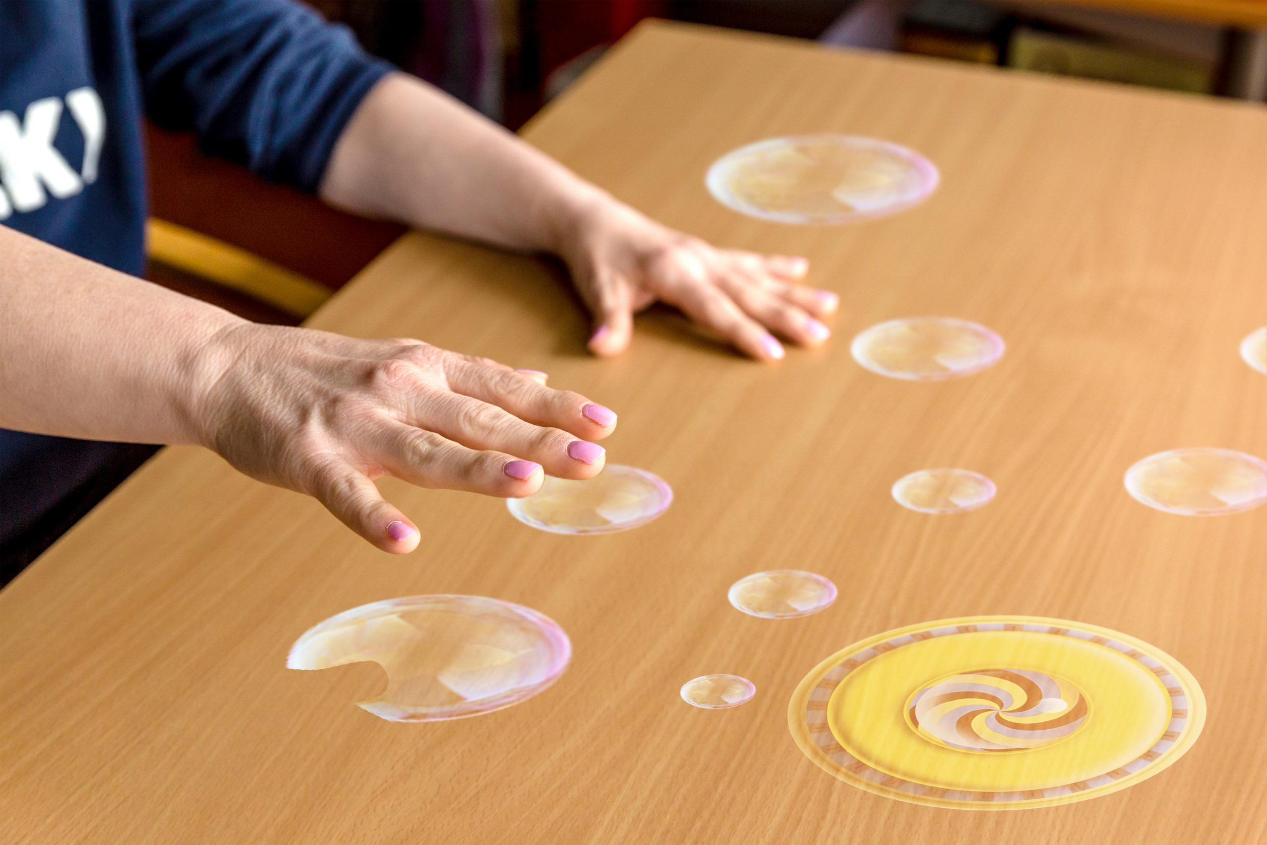 Spelfoto Bellenblaas Volwassenen Tovertafel