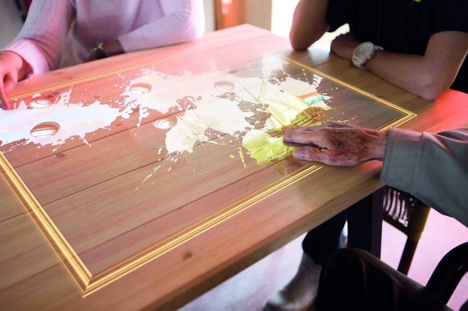 Spelfoto Meesterwerken Senioren Tovertafel