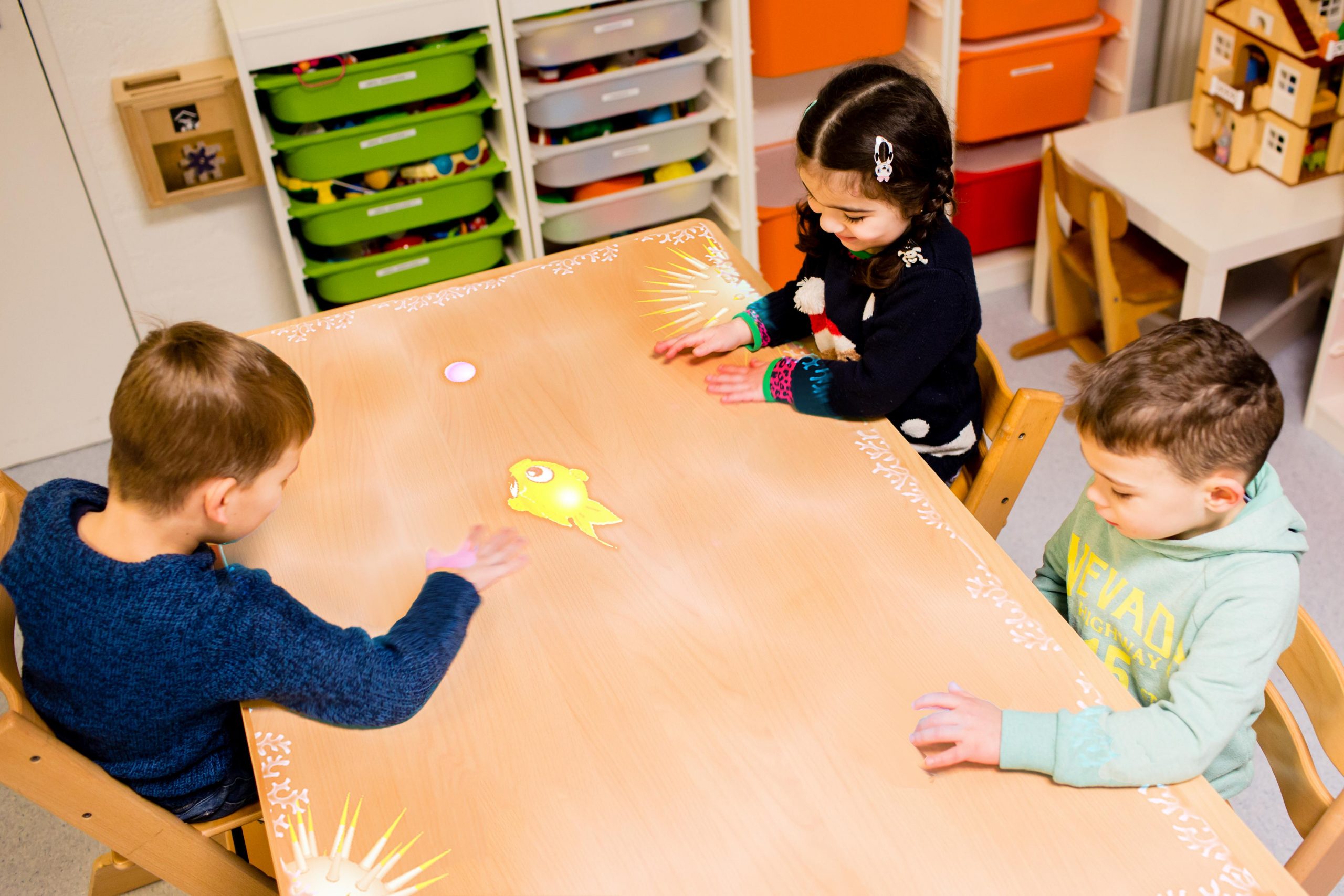 Spelfoto Snoepvis Kinderen Tovertafel