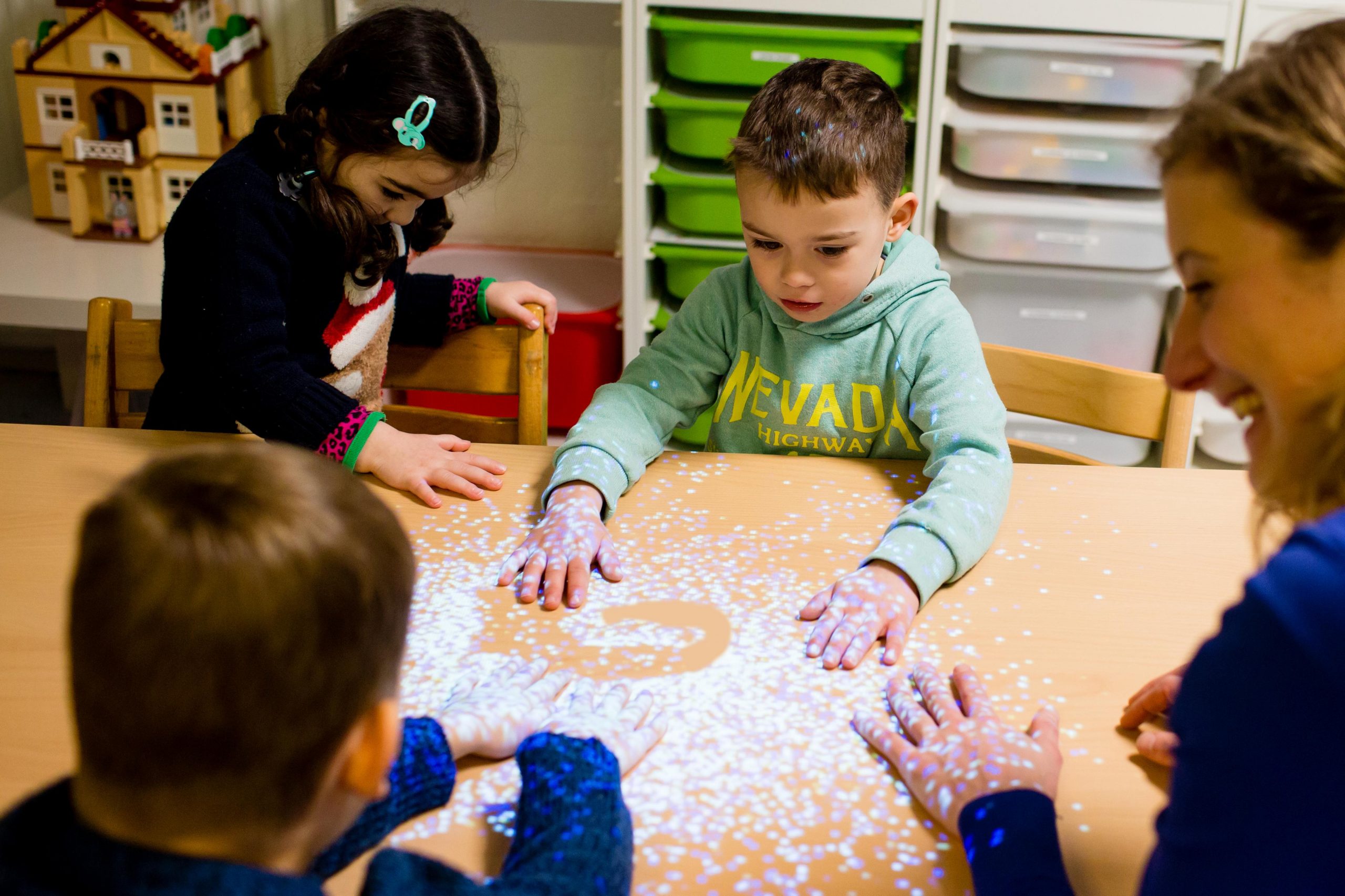 Spelfoto Sterrenstof Kinderen Tovertafel
