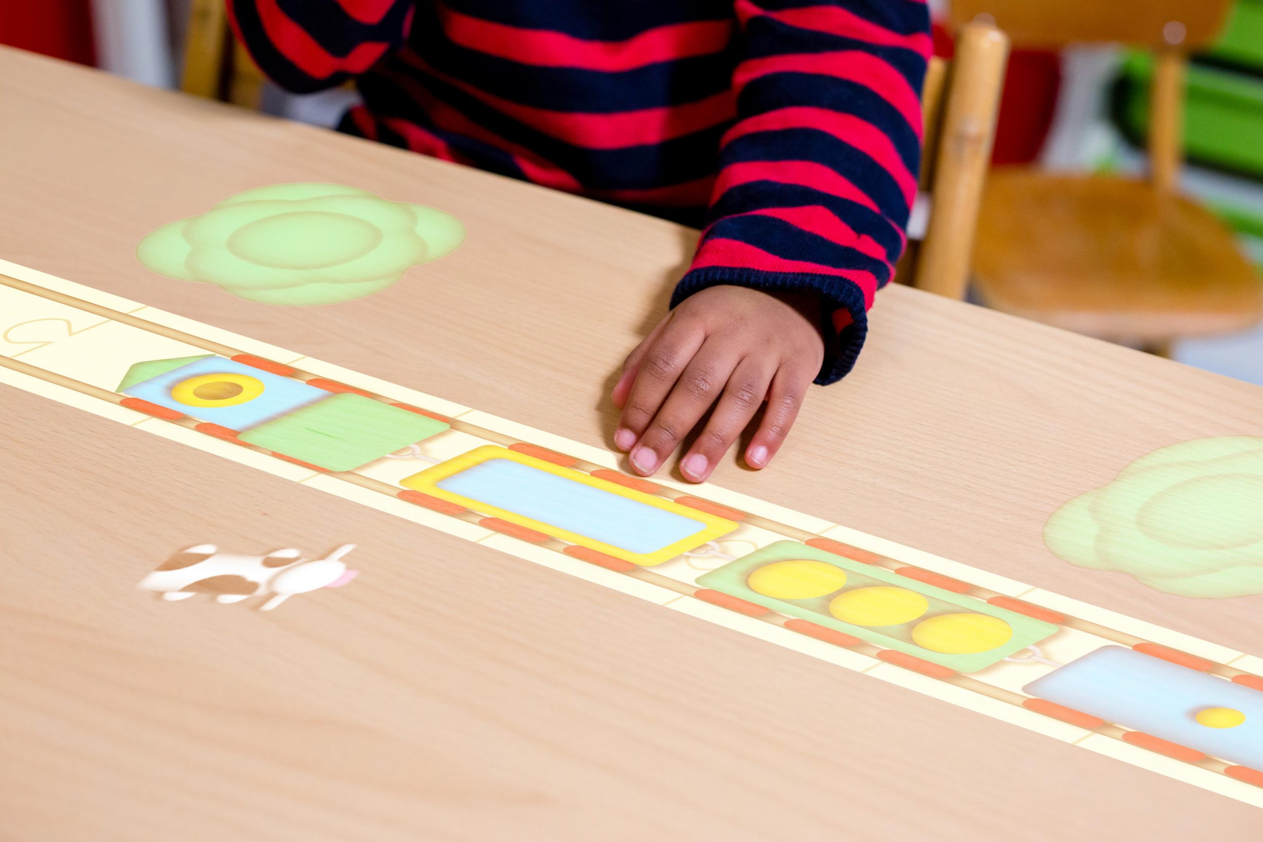 Spelfoto Stoptrein Kinderen Tovertafel