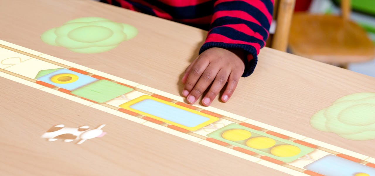 Spelfoto Stoptrein Kinderen Tovertafel