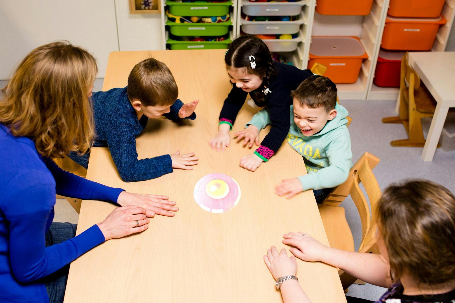 Spelfoto UFO Kinderen Tovertafel