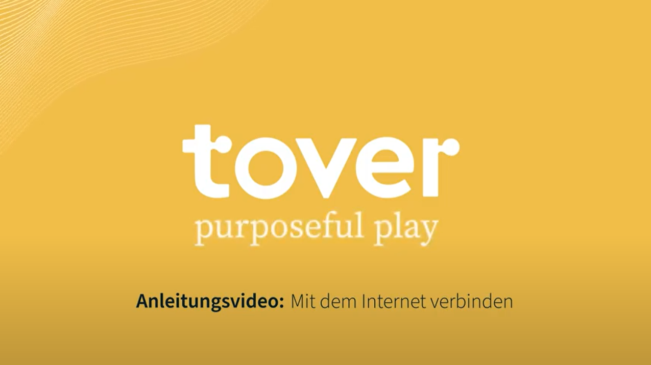 Anleitungsvideo internet verbinden tover